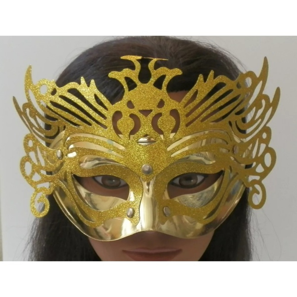 Masquerade Mask GOLD LASER CUT SIMPLY Elegant